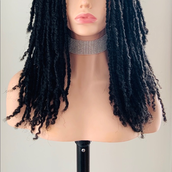 Put On & Go 20” Premium Fiber Black Dreadlock Wig for Daily Wear or Events - Picture 2 of 12
